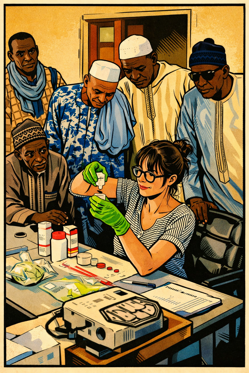 amandine teste l'eau